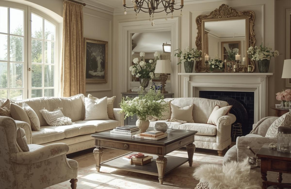 French country home, French Magnolia